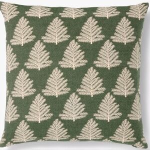 Studio McGee Holiday Studio Mcgee Tree Pillow Woven Khaki